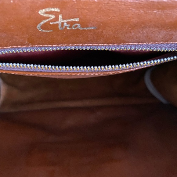 Etra Suede Leather hand bag - Picture 11 of 15